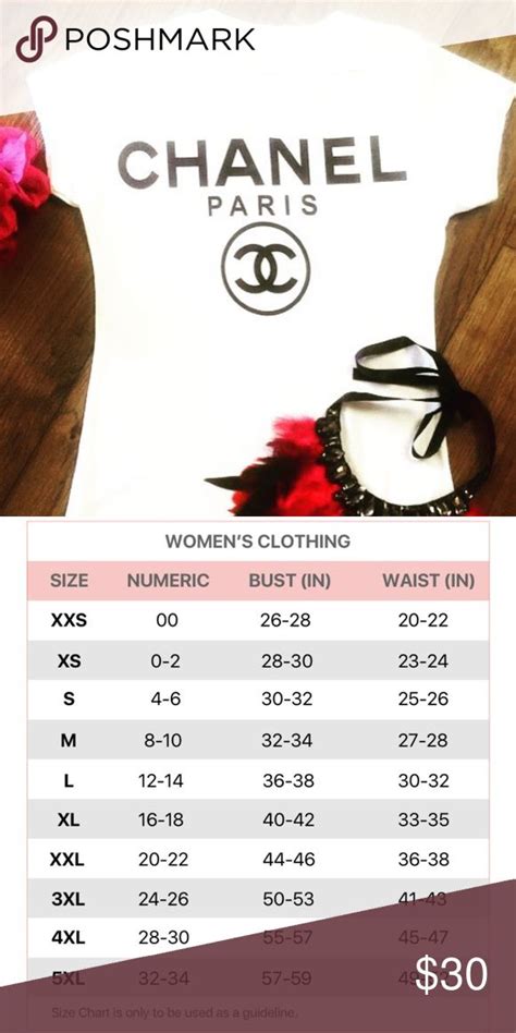 chanel size chart clothing|chanel size chart for women.